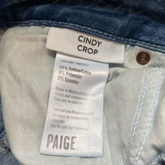Paige Cindy Crop Jeans - Picture 4 of 8